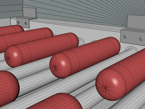 Hot Dogs Machine 3D Model