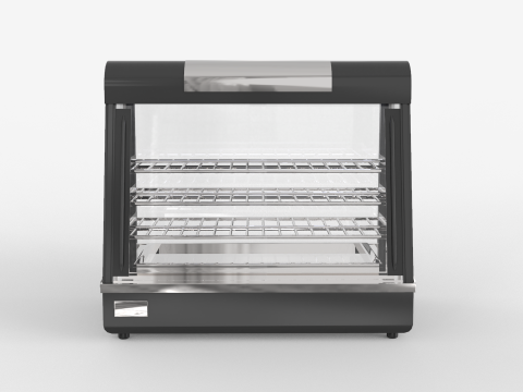 गर्म भोजन का प्रदर्शन 3D मॉडल