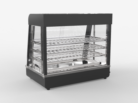 गर्म भोजन का प्रदर्शन 3D मॉडल