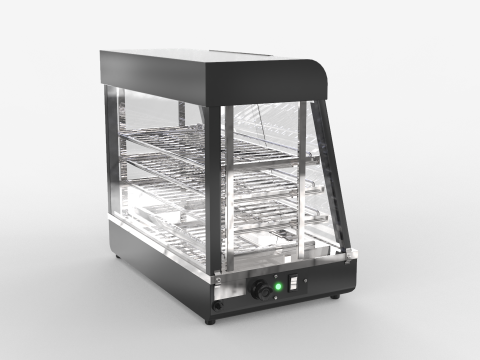 गर्म भोजन का प्रदर्शन 3D मॉडल