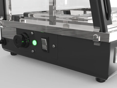 Hot Food Display 3D Model