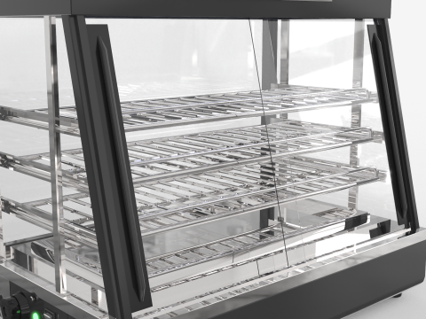 गर्म भोजन का प्रदर्शन 3D मॉडल