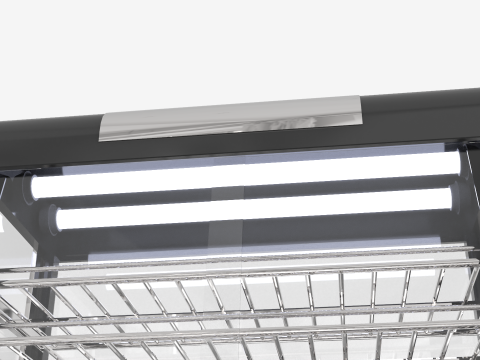 गर्म भोजन का प्रदर्शन 3D मॉडल