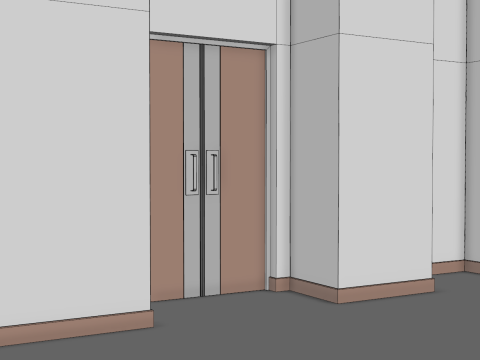 Hotel Conference Hall 1 3D Model