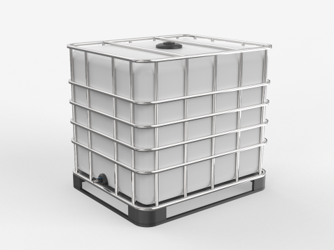 IBC Water Tank Container 3D Модель