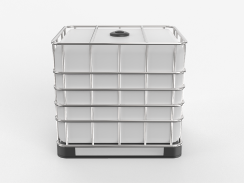 IBC Water Tank Container 3D Модель