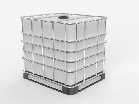 IBC Water Tank Container 3D Модель