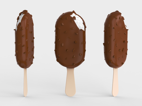 Ice Cream Bar Model 3D