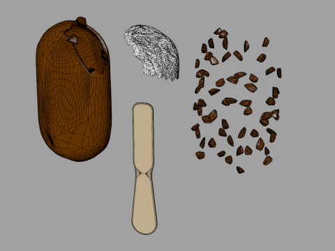 Ice Cream Bar 3D Model