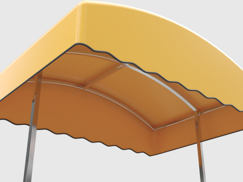 Ice Cream Cart 3D Model
