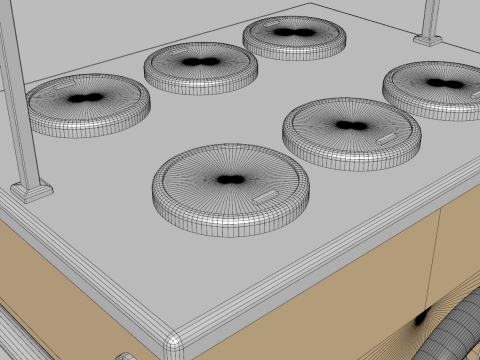 Ice Cream Cart 3D Model