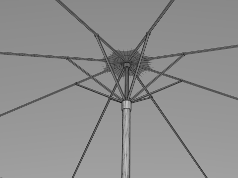 Ice Cream Push Cart Model 3D