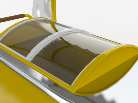 Ice Cream Tricycle With Freezer 3D 模型