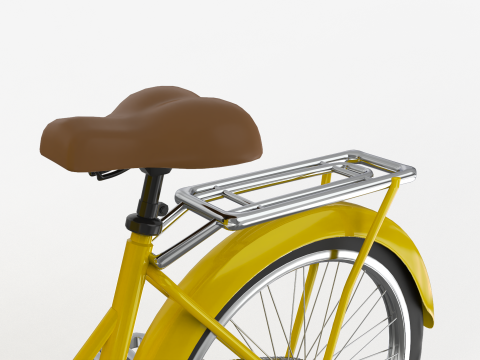Ice Cream Tricycle With Freezer 3D 模型