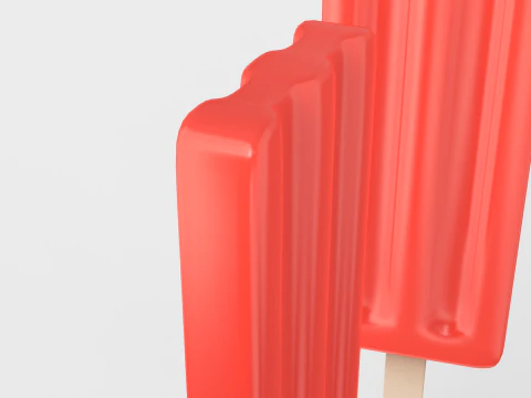 Ice Pop 3D Model