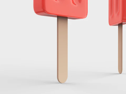 Ice Pop 3D Model