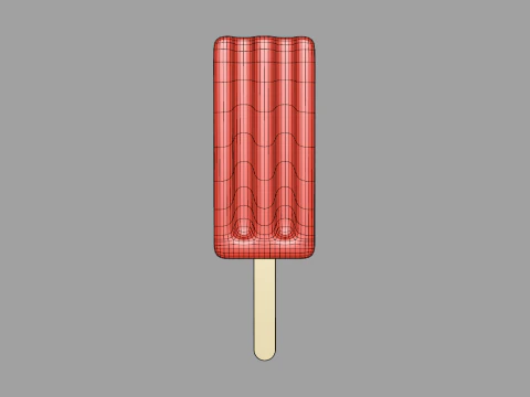 Ice Pop 3D Model