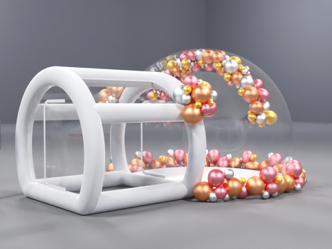 Inflatable Bubble House Dome 3 Meters Diameter 3D Модель