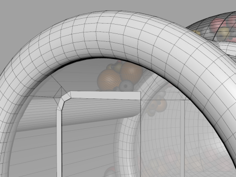 Inflatable Bubble House Dome 3 Meters Diameter 3D Model