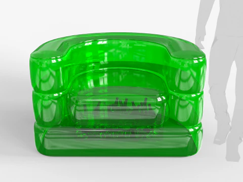 Inflatable Cooler Sofa 3D Model