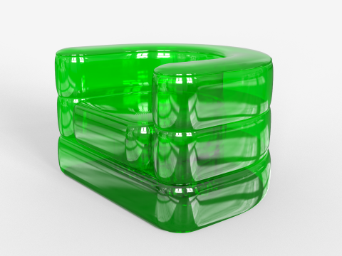 Inflatable Cooler Sofa 3D 模型