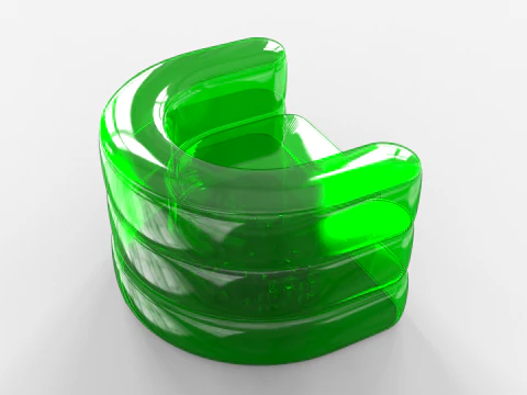 Inflatable Cooler Sofa 3D Model