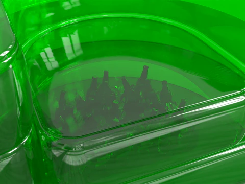 Inflatable Cooler Sofa 3D Model