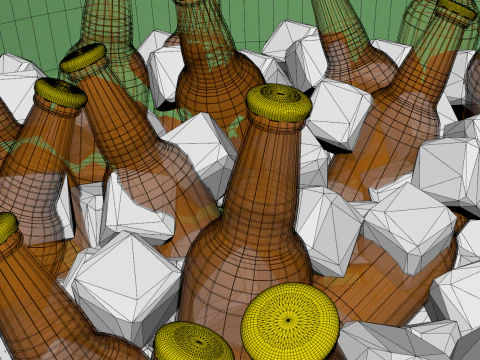 Inflatable Cooler Sofa 3D Model