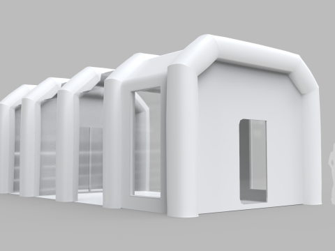 Inflatable Paint Booth 3D Модель