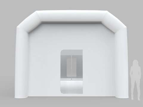 Inflatable Paint Booth 3D Model