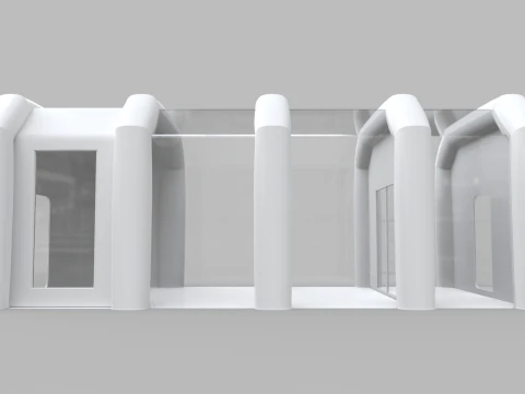 Inflatable Paint Booth 3D Model