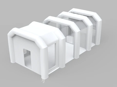 Inflatable Paint Booth 3D Model