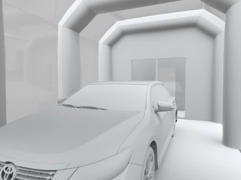Inflatable Paint Booth 3D Model