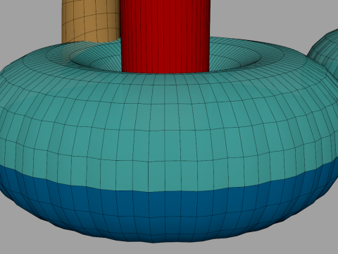 Inflatable Palm Island Drink Holder 3Dモデル