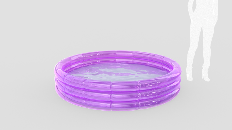 Inflatable Pool 3D 모델 .c4d .max .obj .3ds .fbx .stl .blend 