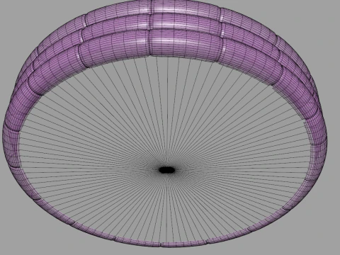 Piscina infl&aacute;vel Modelo 3D