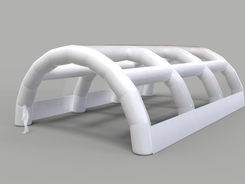 Inflatable Tent - Exhibition Hall 3D 模型