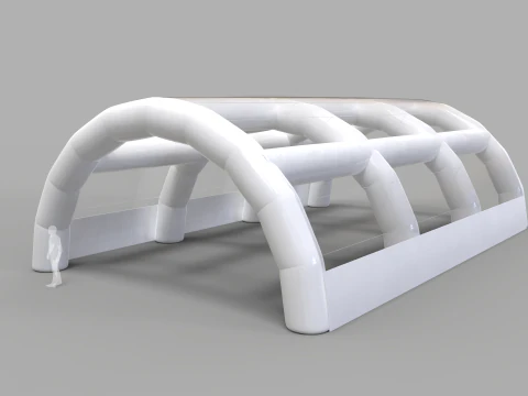 Inflatable Tent - Exhibition Hall 3D Model