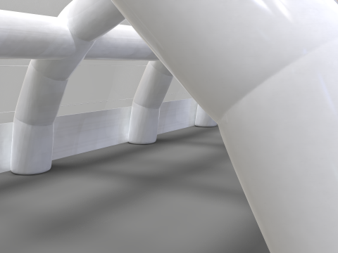 Inflatable Tent - Exhibition Hall 3D 模型