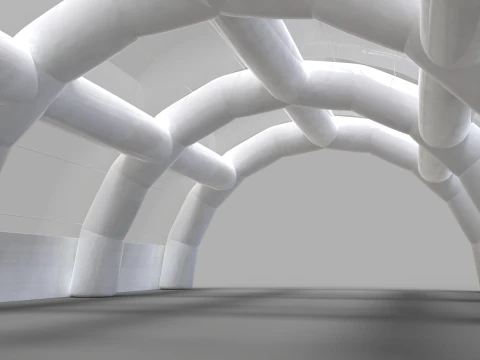 Inflatable Tent - Exhibition Hall 3D Model