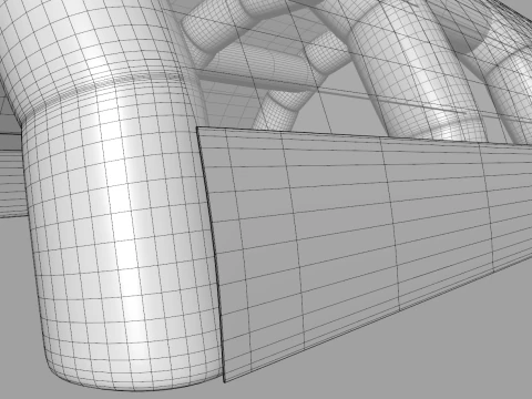 Inflatable Tent - Exhibition Hall 3D Model