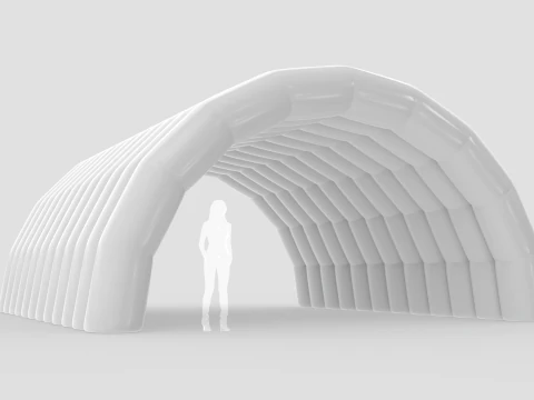 Nadmuchiwany tunel Model 3D