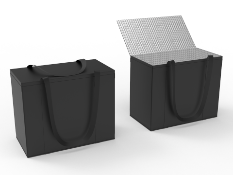 Insulated Reusable Grocery Thermal Bag 3D Модель