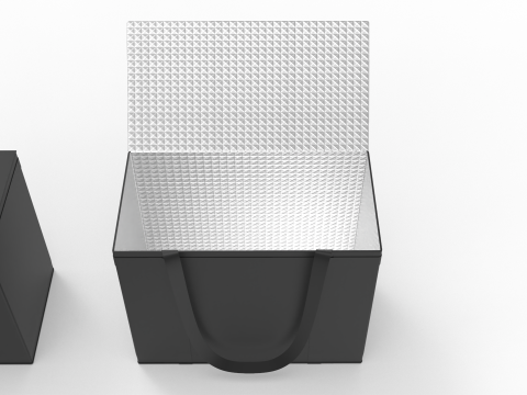 Insulated Reusable Grocery Thermal Bag Model 3D