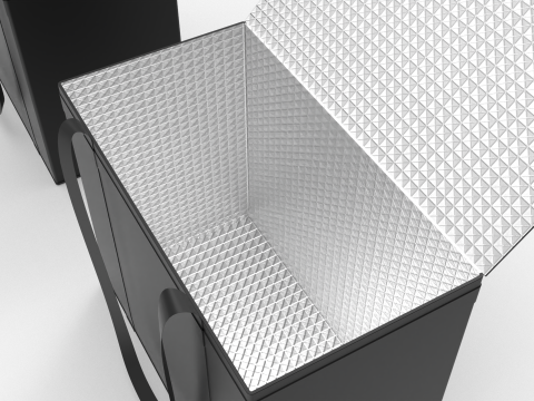 Insulated Reusable Grocery Thermal Bag Model 3D
