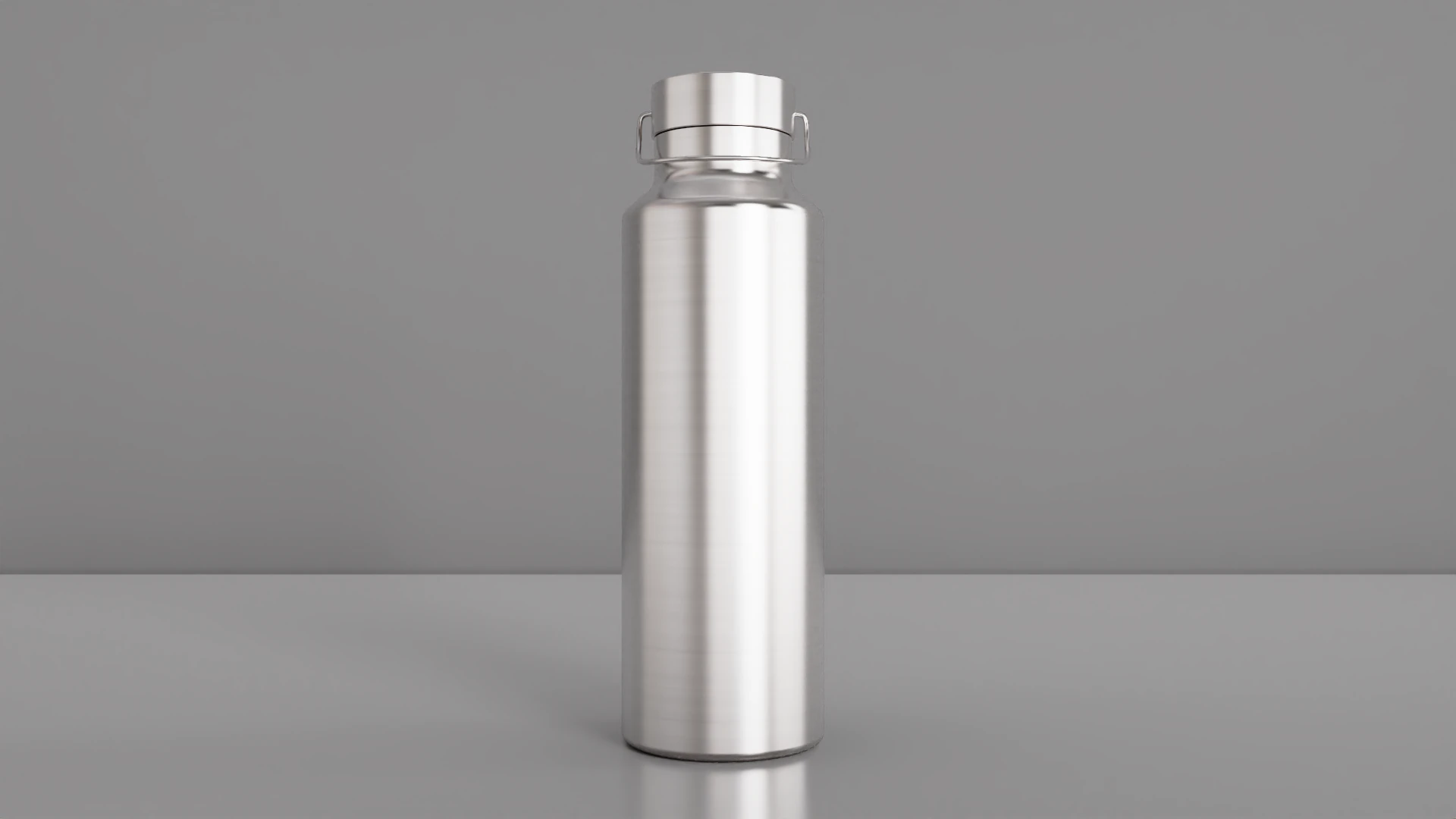 Insulated Stainless Steel Water Bottle 750ml 3D Model .c4d .max .obj .3ds .fbx .stl .blend