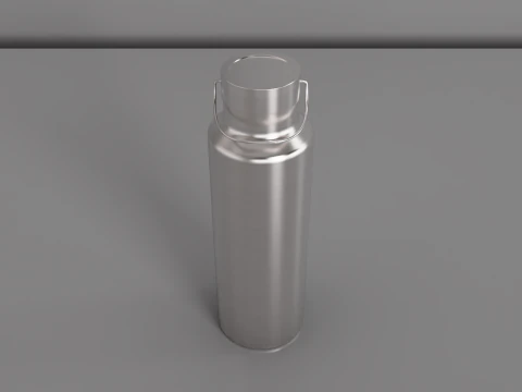 Insulated Stainless Steel Water Bottle 750ml 3D Model