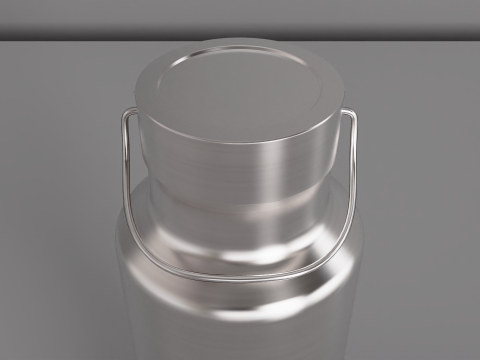 Insulated Stainless Steel Water Bottle 750ml 3D Model