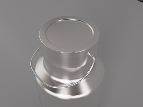 Insulated Stainless Steel Water Bottle 750ml 3D Model