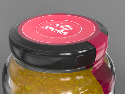 Jam Jars 3D Model